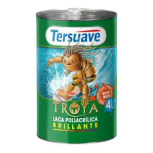 Tersuave Troya Laca Poliacrílica Brillante Transparente